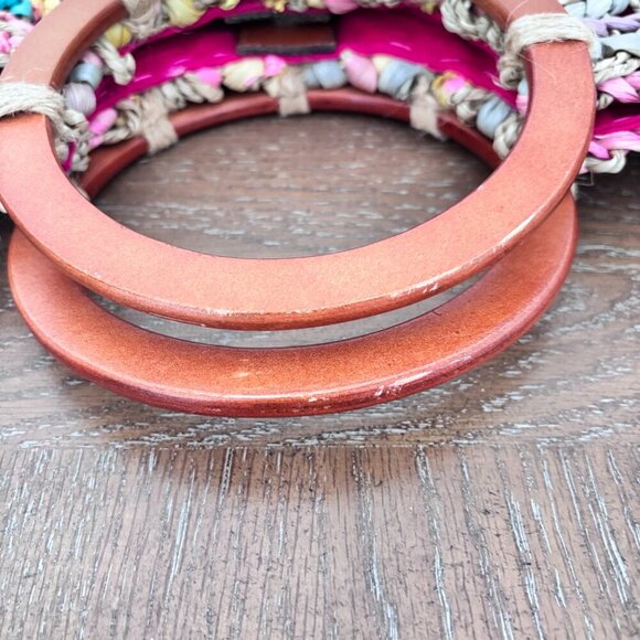 Patricia Nash Lesa Multicolor Straw Bag - Picture 8 of 8